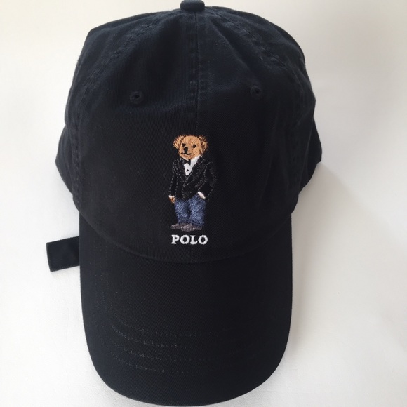 black polo bear hat